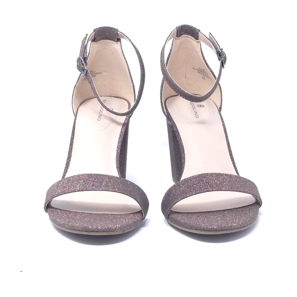 Bandolino Armory Bronze Glitter Strappy Heeled Sandals Size 10M - Picture 3 of 12